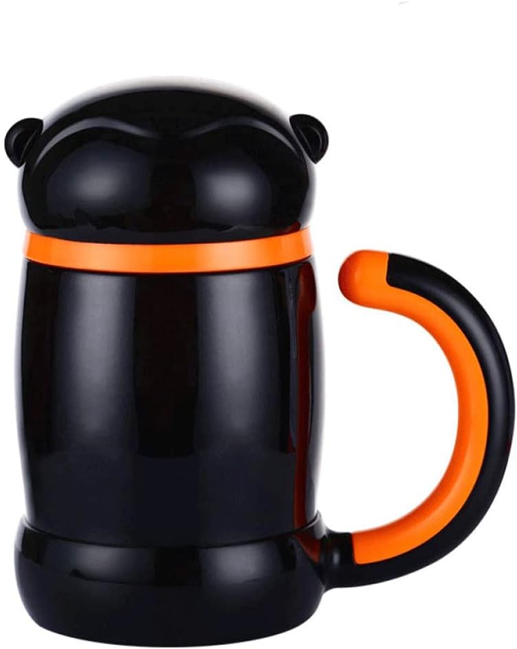 Wall Vacuum Stainless Steel Tumbler with Lid, Handle, Brush | Home, Office, School, Car Trip,(Onecolor)