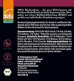 defu Hundefutter | 6 x 800 g | PUR Bio Landente | Premium Bio Nassfutter | Ergänzungsfuttermittel für Hunde