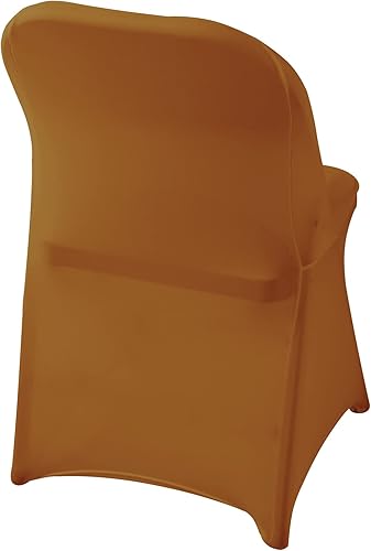 Vista 59 de Fundas de elastano para silla, 12 unidades, protector lavable, fundas de silla plegables para sala de estar, fiesta, banquete, boda, hotel Esmeralda