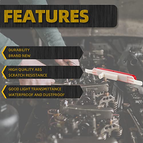 Dasbecan Led 3Rd Third Brake Light Center High Mount Stop Light Compatible With 2008-2019 Dodge Grand Caravan 2008-2019 Chrysler Town & Country Replaces# 68083906Ac 68083906Ab #TOP2