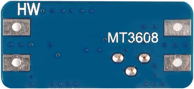 Dorhea MT3608 DC-DC Step Up Boost Power Converter 2A Module Adjustable Step Up Voltage Regulator Board Voltage 2-24V to 5V-28V Output Voltage (Pack of 10)