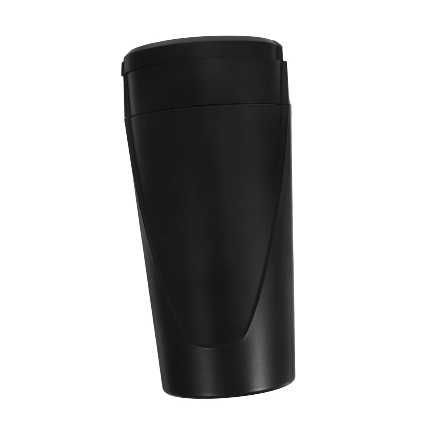 Abaodam Smart Induction Trash Can for Car, Leakproof Black ABS Mini Bin
