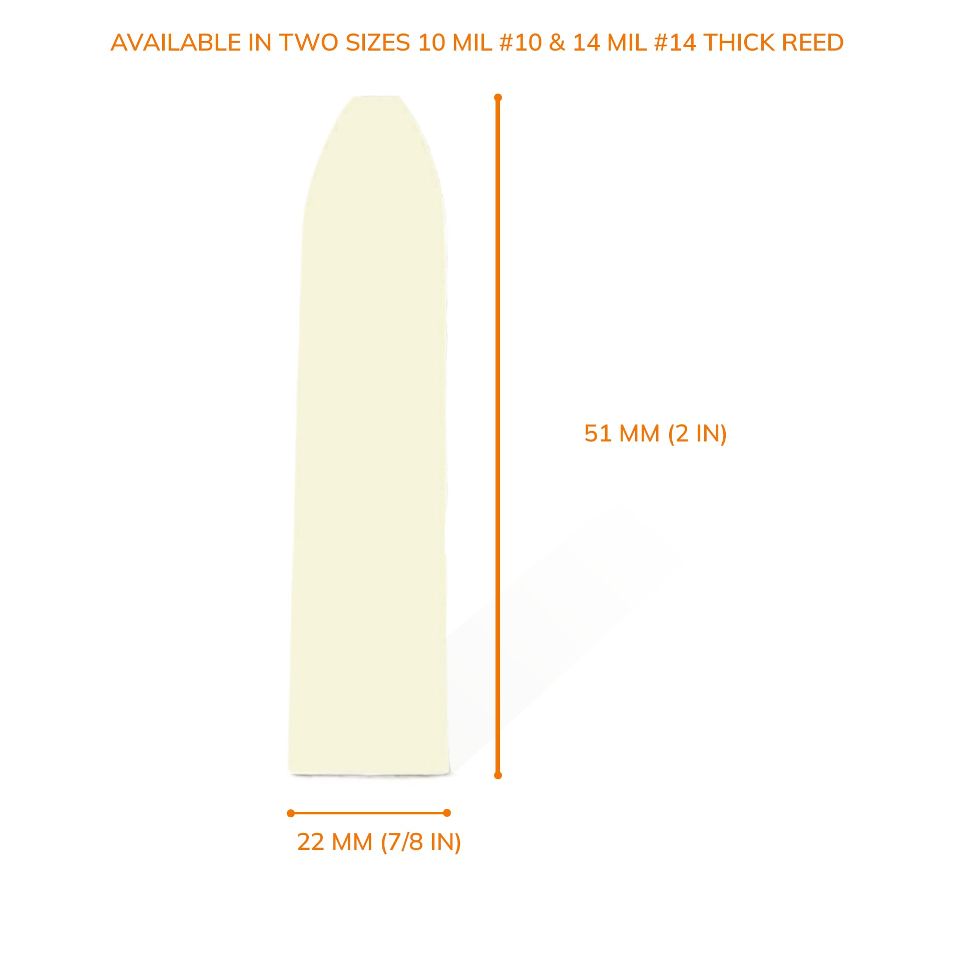 Reed & Rubberized Cork Strip Sets 12 10 mil #10 Mylar Duck Call Reeds and 2 4 inch Rubberized Cork Strips (J-Tone Boards) (10 mil)
