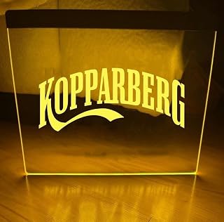 LED Neon Light Sign for Bar Beer Pub Store Aclo Shop Club Man Caves Home Party Vintage - Inspired The Ultimate Accessory Brighten Up Your Space (For Kopparberg)
