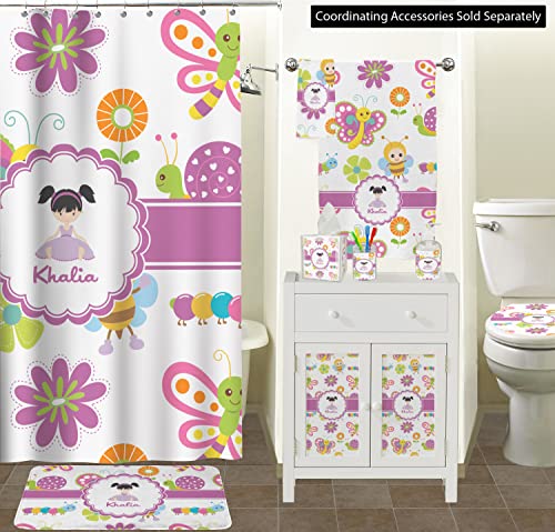 Rnk Shops Butterflies Waste Basket - Single Sided (White) (Personalized) #TOP2