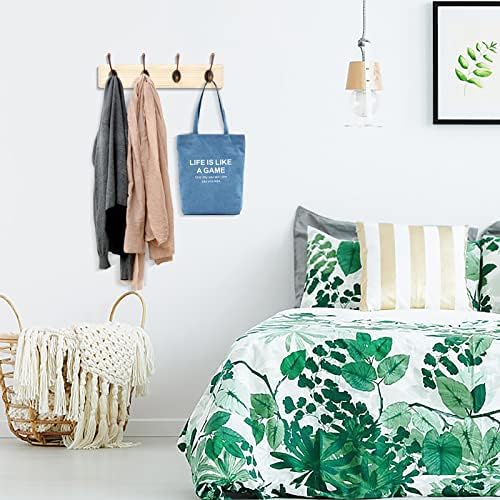 Coat Hooks Wall Mounted Towel Rack Heavy Duty 4-Hook Wood Wall Hanger for Bathroom Kitchen Office Toilet