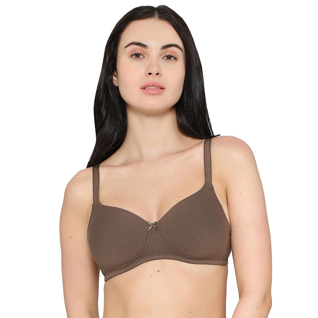 wacoal Women’s Basics Essentials|Padded|Non-Wired|3/4th Cup|Everyday Wear|Cotton Blend|T-Shirt Bra-picture-0