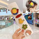 AnK 5pcs Lovely Hair Clips for Kids or Girls, Small Cute Hairpin Barrettes for Baby, Little Girl, Wi