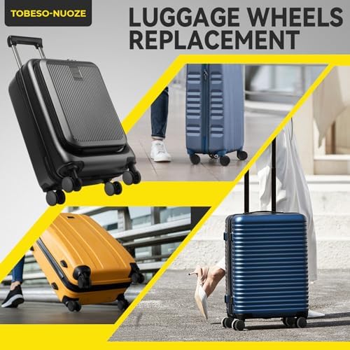 8 Pack 55mm Luggage Wheels Replacement Kit for Suitcase Caster Repair — 사진 5