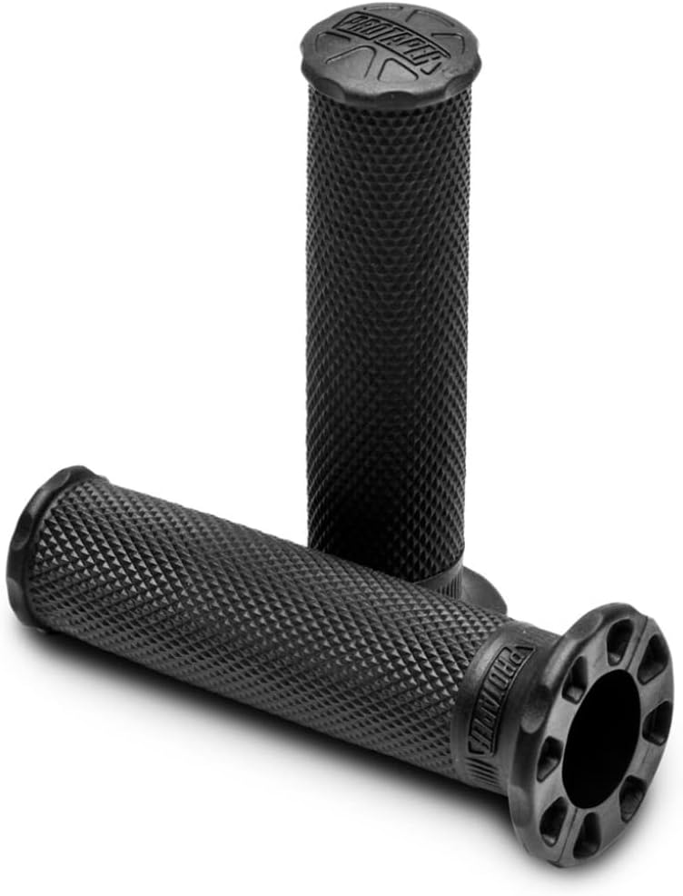 Pro Taper Synergy Half-Waffle MX Grips - Soft Compound/Light Grey