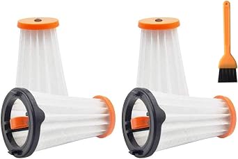 4 قطع من EZ SPARES بدائل من طراز Electrolux Style E2 Ef144 و El65521 EL2000 Series Filter Hepa ملحق 