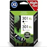 AUSSERGEWÖHNLICHE QUALITÄT: 301XL Kompatibel für druckerpatronen hp 301. Hochwertige Tinte auf Basis einer speziellen Tintenformulierung erzeugt scharfe und klare Texte und führt zu einer genauen und natürlichen Farbwiedergabe.