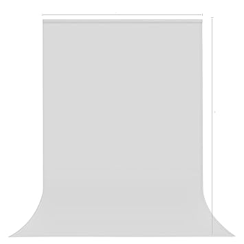 EnticingMuch Backdrop Photo Light Studio Photography Background Sheet (8 x 12 Ft) (White) (Pack of 1)