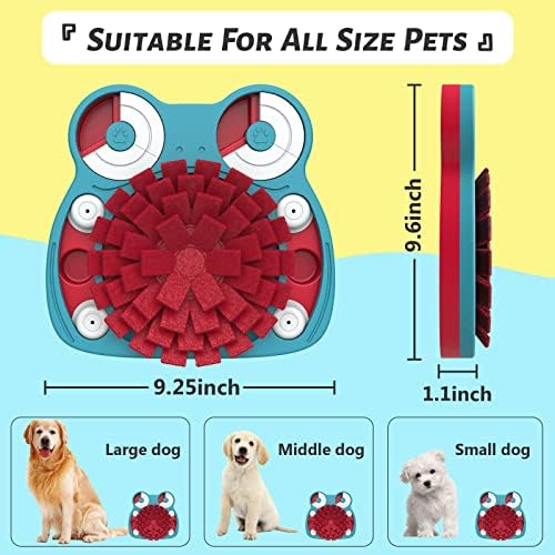 HETOO Dog Toys, Interactive Dog Puzzle Toys Puppy Treat Dispenser Toy for Small Medium Dogs, Dog IQ Training & Mental Enrichment