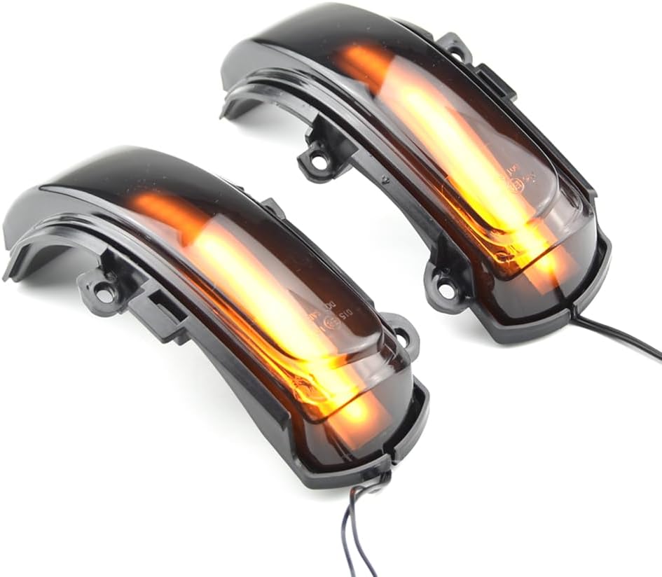 2pcs Dynamic Turn Signal Light Lamp Side Mirror Sequential Blinker Compatible with RU-KUS A-ZE151 Sci-on xB AZ-E151 2007-2010