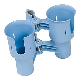 ROBOCUP, Light Blue, Updated Version, Best Cup Holder for Drinks, Fishing Rod/Pole, Boat, Beach Chair, Golf Cart, Wheelchair, Walker, Drum Sticks, Microphone Stand