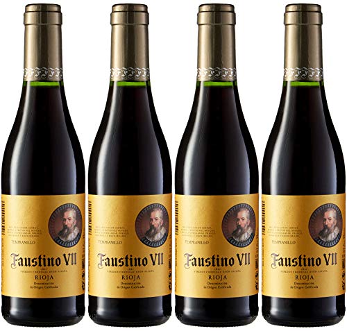 Faustino vii vino tinto rioja joven con crianza - [paquete de 4]