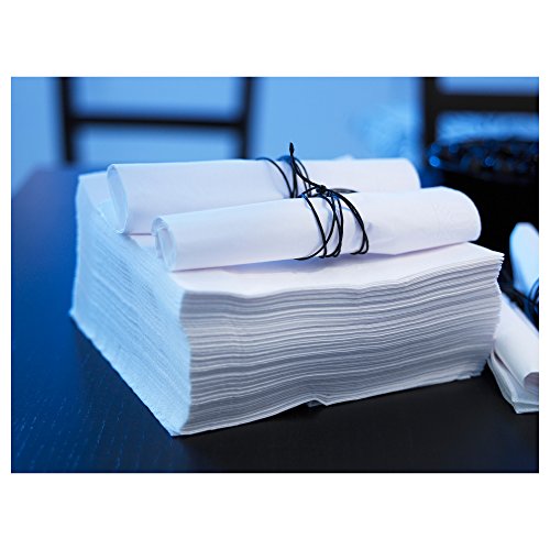 IKEA FANTASTISK - Paper Napkin, White / 100 Pack - 40x40 cm by Ikea - Image 5