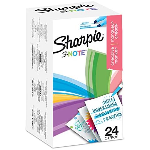 Sharpie S-Note Highlighter Pens in Pastel Colours Cover