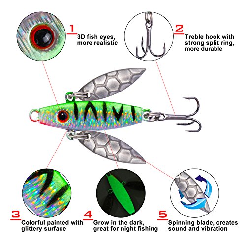 image for Goture Ice Fishing Jigs Tungsten Ice Fishing Lures Ice Fishing Gear Ic