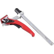 Hold down Clamp, Track Saw Clamp,20mm Base 13.5x6.5mm Guide Rail, Woodworking Bench Dog Clamp with Ratchet Mechanism