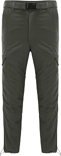 IQYU Work Trousers Men's Stretch Training Trousers Men's Padded Breathable Work Trousers Men Waterproof Windproof Hiking Trousers Men's Autumn Winter Winter Trousers Men's Padded Cotton