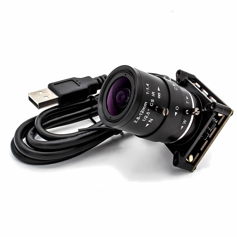 Module caméra USB Global Shutter 1080P avec objectif zoom 5-100mm