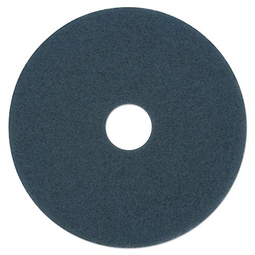 Boardwalk BWK4017BLU 17 in. Diameter Scrubbing Floor Pads - Blue (5/Carton)