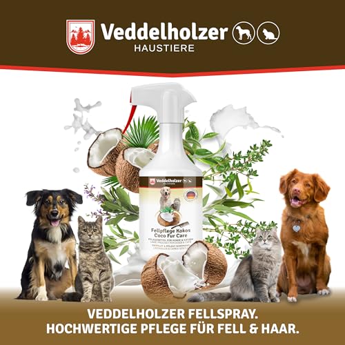Veddelholzer 250 ml Kokos Fellpflege Hund & Katze. Entfilzungsspray, Welpen, Fell. Zubehör, Hundeparfüm, Accessoires, Katzenpflege, Hundebedarf