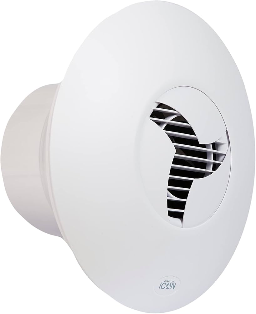 Airflow ICON60 Circular Extractor Fan For Large Bathroom,, 42% OFF