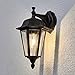 Produktbild Lindby Wandleuchte außen 'Lamina' (Retro, Vintage, Antik) in Braun aus Aluminium (1 flammig, E27) - Außenwandleuchten, Wandlampe, Led Außenlampe, Outdoor Wandlampe für Außenwand/Hauswand, Haus