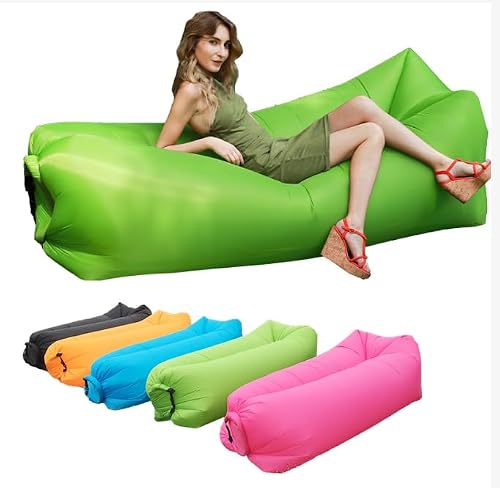 Outdoor Inflatable Sofa Sleeping Bag Picnics And Camping (Blue) #TOP18