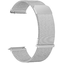 Veryfit Smart Watch Bands for IDW13, IDW16, IDW19 Smartwatch, Stainless Steel Metal Mesh Bracelet Strap for Fitpolo IDW13/Woneligo W13/FITVII HM57, ENOMIR/TOOBUR/MILOUZ/Gydom/Faweio/Veryfit IDW19