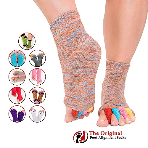Original Foot Alignment Socks, Happy Feet Foot Pain Relief Toe Separator S Multicolor #TOP4