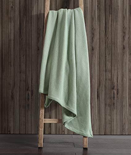 Eddie Bauer - Queen Blanket, Cozy Cotton Bedding, Home Decor For All Seasons (Windy Ridge Green, Queen) #TOP2