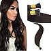 Googoo 20 inch Dark Brown I Tip Hair Extensions Human Hair 1g Per Strands 50g Thick Pre-bonded Hair Extensions