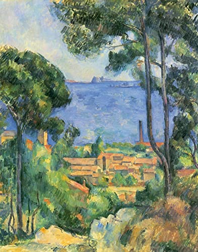 Peinture sur toile Cézanne style nordique pour créer un salon apaisant