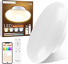LED Ceiling Light, Dimmable Color, RGB, 10W, 2000 lm, Stepless, Dimmable, Toned, LED Ceiling Light, Remote Control, Smartphone Operation, Daylight, Daylight, White, Bulb Color, Atmosphere, Electric