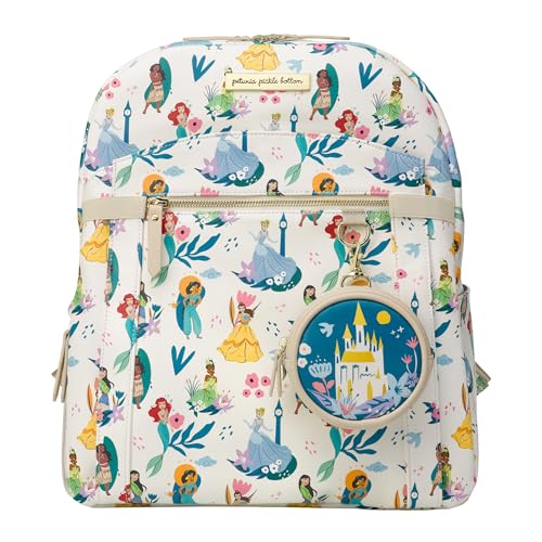 Image of Petunia Pickle Bottom 2-in-1 Provisions Breast Pump & Diaper Bag, Designed for Busy Parents, Spacious Main Compartment, Disney Princess Courage & Kindness
