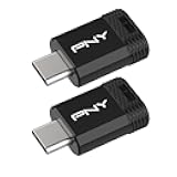 PNY Elite-X Fit Type-C 128GB USB 3.2 Flash Drive – Up to 200MB/s Read, Advanced Performance, Convenient Portable Data Storage, Ultra Compact Fit Design, Type-C Connector, 2-Pack