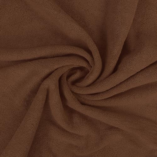 Image of Utopia Towels Jumbo Bath Sheets, 2 Pack, 35x70 in, 600 GSM, Dark Brown | Extra Large Ring Spun Cotton Bath Sheets - Soft, Plush, Quick-Drying, Highly Absorbent, Great for Everyday Use