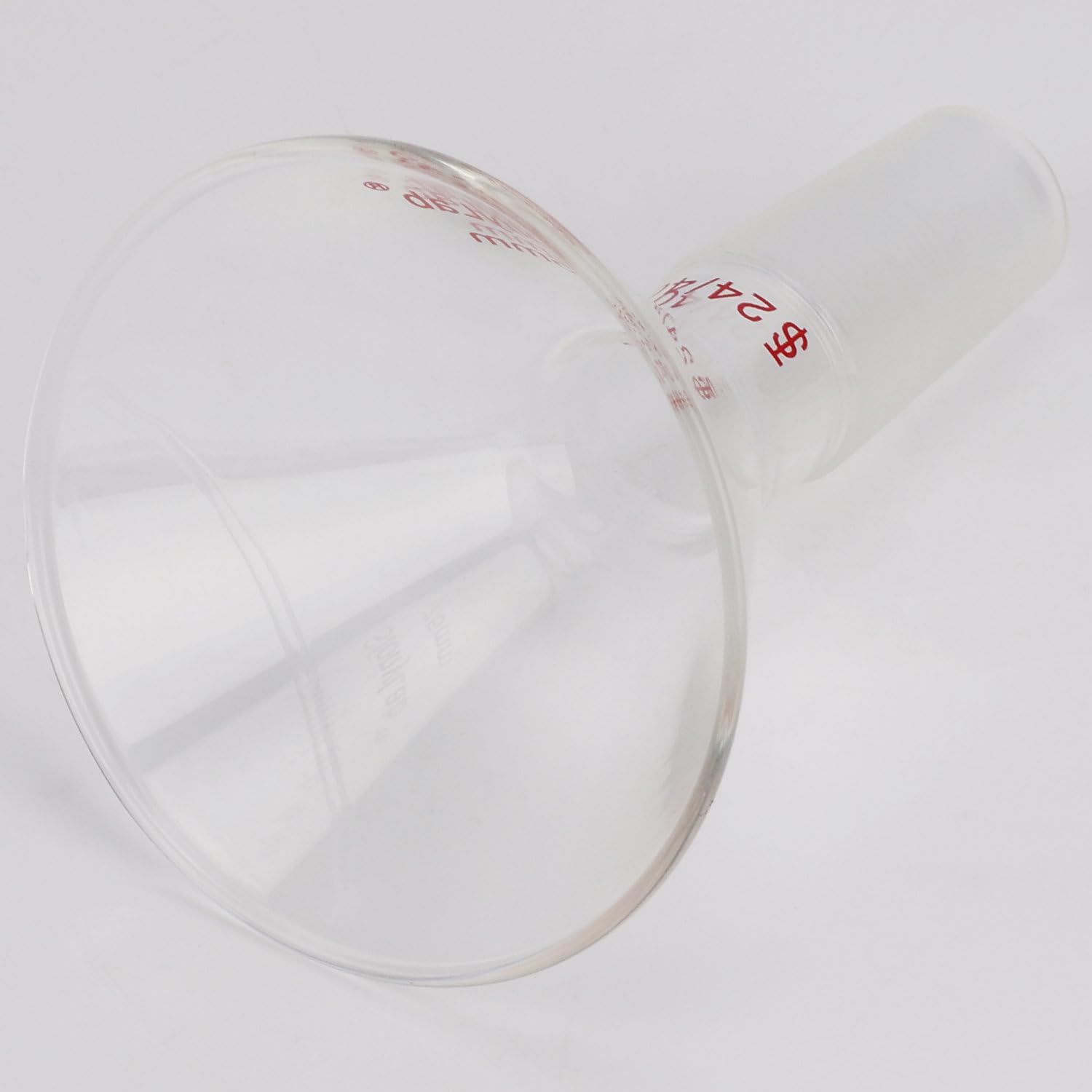 stonylab Glas Schräger Trichter, 60 Versetzter Borosilikatglas Pulvertrichter Schräger Dreieckiger Trichter mit 24/40 Standardgelenk für Ergänzung von Labormaterialien, 75 mm