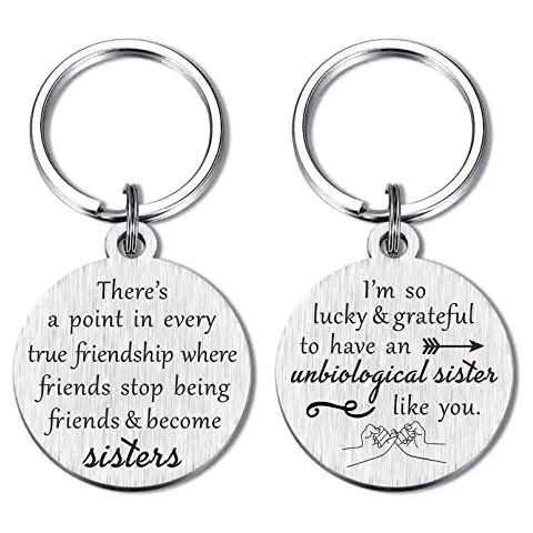 MXRSDF Cute Friendship Gifts for Women Girls, Best Friends Keychain Set, Birthday Gifts for BFF, Graduation Gift for Her Cover