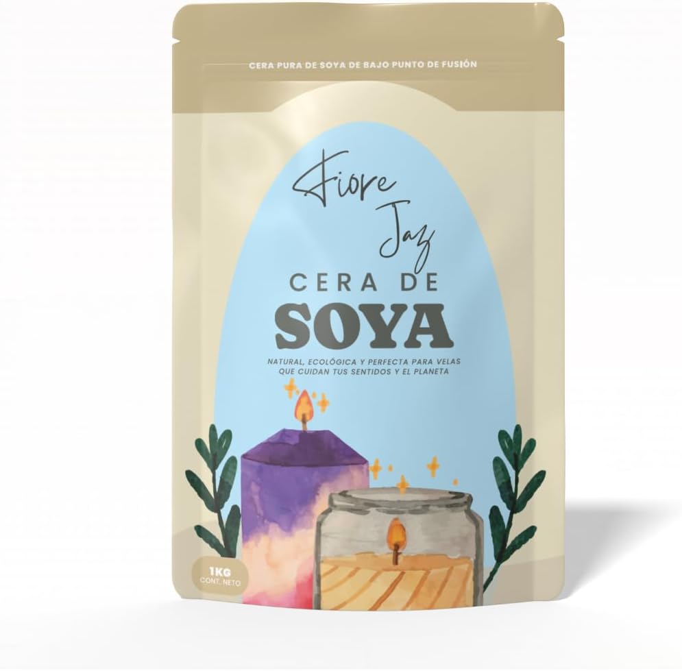 Soy Wax Granulated Low Melting Point for Massage and Decorative Candles (1 Kilo)