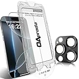 【1+1枚セット・ 1枚が3枚に匹敵】OAproda iPhone 16 pro 用 ガラスフィルム カメラ保護 強化ガラス 全面保護 耐衝撃 9H越え 黒縁 受話口防塵 超簡単貼り付け 浮き・気泡なし 指紋防止 サラサラ アイフォン16プロ対応 保護フィルム レンズ保護 6.3インチ用