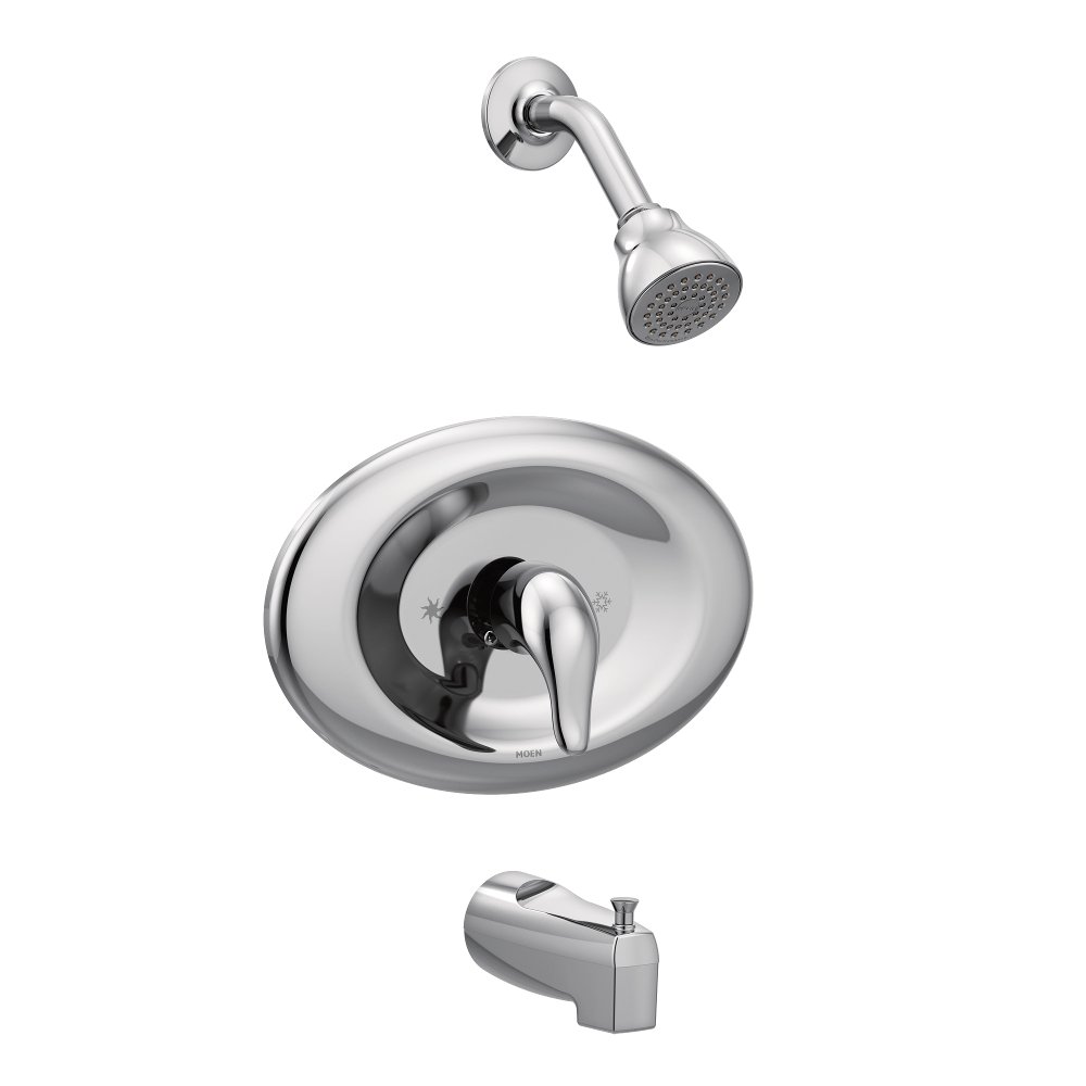 Moen TL2369EP Chateau Posi-Temp Eco-Performance Shower Trim Kit Valve Required, 1, Chrome