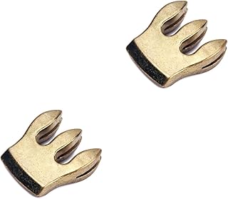 ERINGOGO 2pcs Metal Violin Mute Metal Violin Practice Mute Violin Parts Violin Silencer Violin Practice Silencer Violin Accessories Claw Violin Mute Fiddle Mute Rake B35
