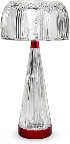 Lámpara de mesa con diamantes de color LED adorno romántico para el hogar dormitorio oficina