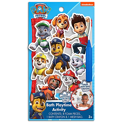 Tara Toys Paw Patrol Waterproof Bath Playtime Foam Sticker Set for Kids and Toddlers