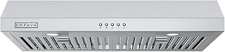 Empava Ductless Under Cabinet Range Vent Hood 30 Inch, Button Control